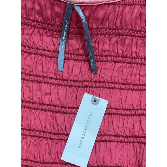 Anthropologie Midi Dress Women The Peregrine Pink Combo Preppy Retro Small NWT - Picture 11 of 12